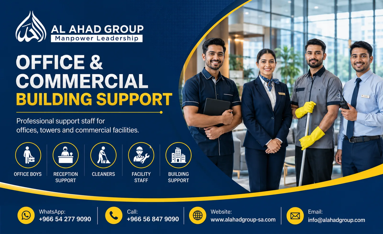 AL AHAD GROUP sector workforce planning team supporting employers in Madinah, Saudi Arabia