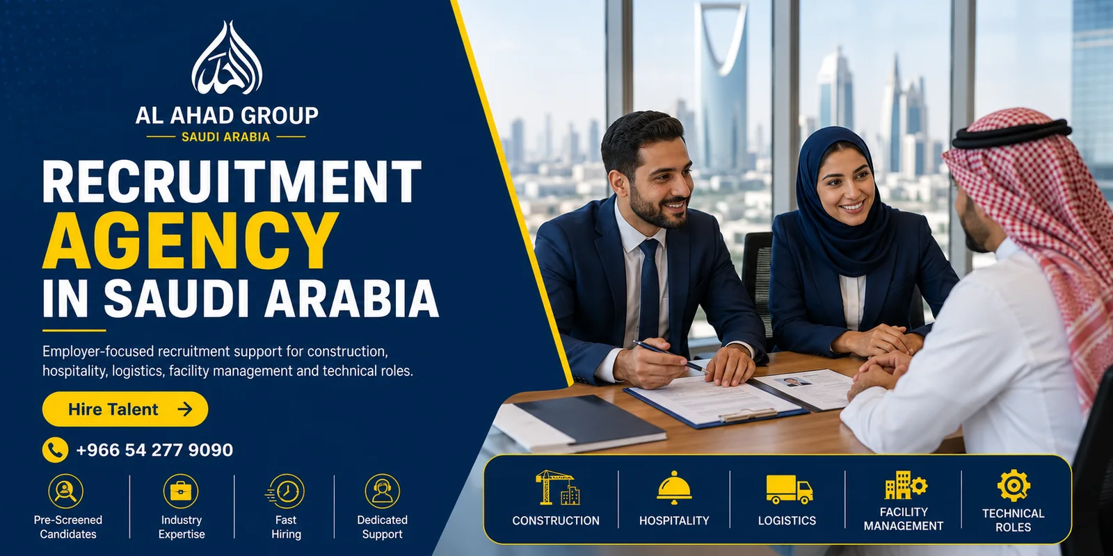AL AHAD GROUP workforce onboarding and employer planning team supporting employers in Madinah, Saudi Arabia
